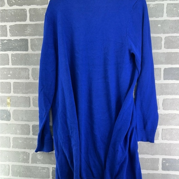Eileen Fisher Blue Open Front  Cardigan M - Picture 8 of 12